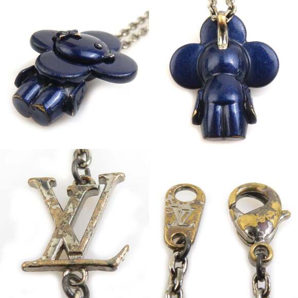 LOUIS VUITTON Blue Necklace - Picture 4 of 5